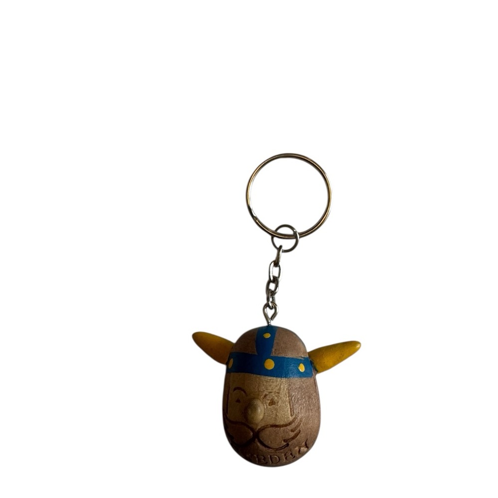 Swedish Viking Helmet Keychain